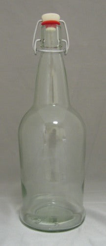 Brown EZ Cap Bottles w/ Swing Top - 16 oz