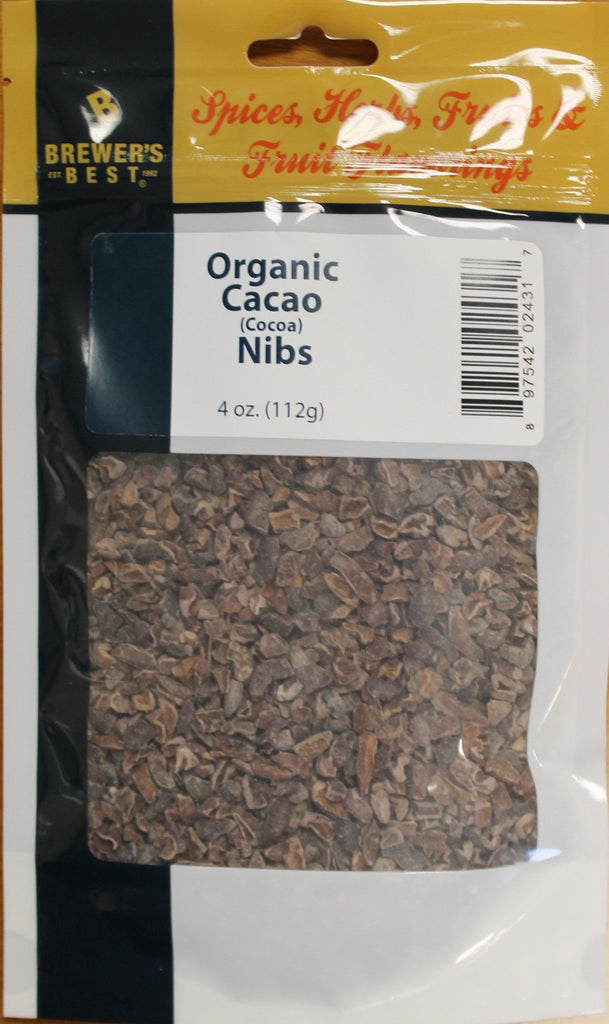 Brewer's Garden - Cacao (Cocoa) Nibs, Organic 4 Oz