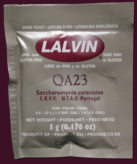 Dry Wine Yeast - Lalvin QA23 Dry Yeast