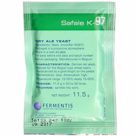 Dry Yeast - Safale K-97 Dry Yeast