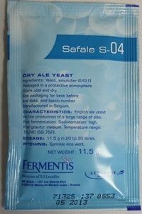 Safale S-04 Ale Dry Yeast