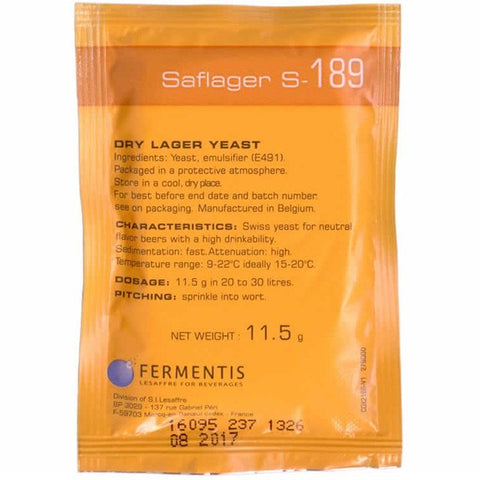 Saflager S-189 Dry Yeast