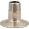 Fermentation, Siphoning, And Bottling Supplies - Tri-Clover, 1.5" X 1/2" MPT, Stainless (Full Port)