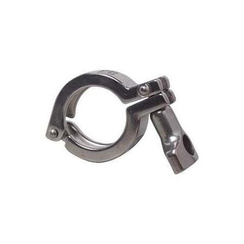Fermentation, Siphoning, And Bottling Supplies - Tri-Clover Clamp, 1.5", Stainless