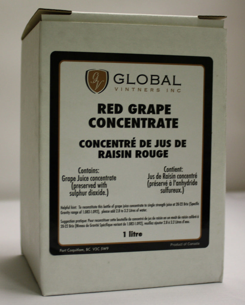 Fruit Puree And Base Concentrates - Grape Concentrate - Red - 1 Liter