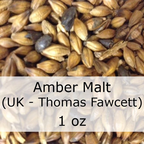Grain - Amber Malt 1 Oz (UK - Thomas Fawcett)