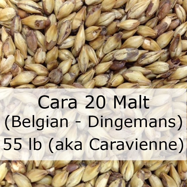 Grain - Cara 20 Malt 55 LB Sack (Belgian - Dingemans)