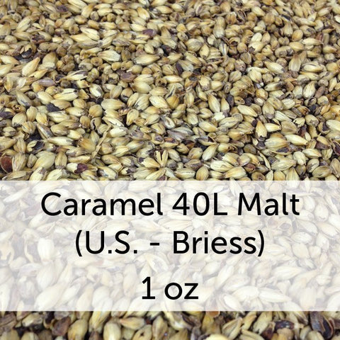 Grain - Caramel (Crystal) 40L Malt 1 Oz (US - Briess)