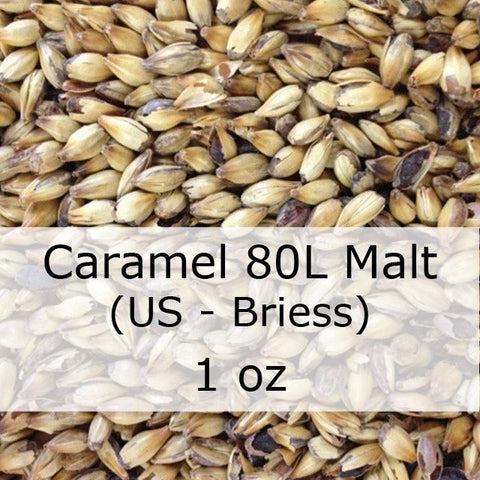 Caramel (Crystal) 80L Malt 1 oz (US - Briess)