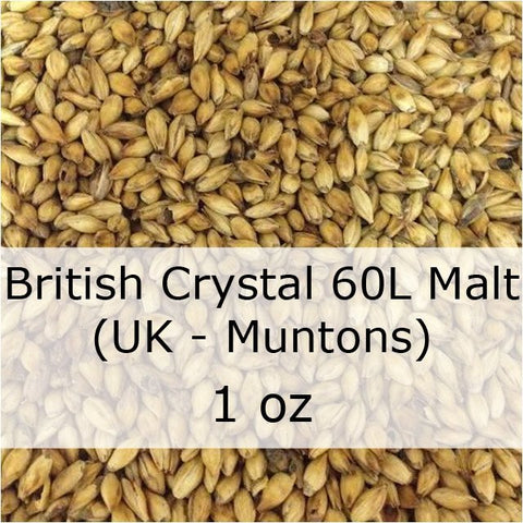 Medium Caramel (Crystal) Malt 55-60L 1 oz (UK - Bairds)