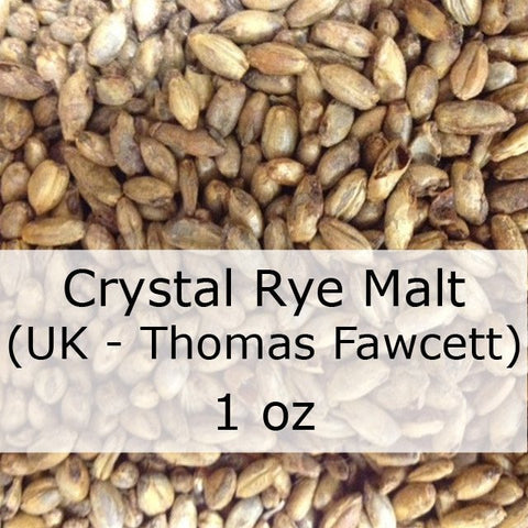Caramel (Crystal) Rye Malt 1 oz (UK - Thomas Fawcett)