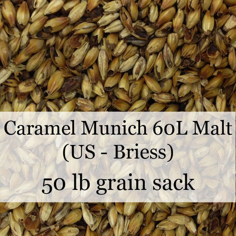 Grain - Caramel Munich 60L Malt 50 Lb (US - Briess)