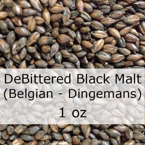 DeBittered Black Malt 1 oz (Belgian - Dingemans)