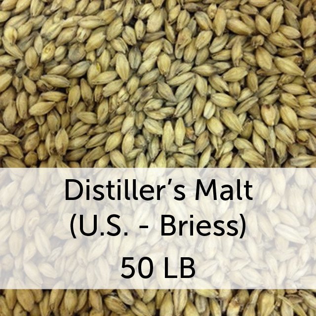 Grain - Distiller's Malt 50 Lb Bag (US - Briess)