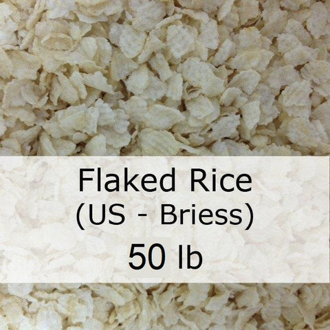 Flaked Rice 50 LB Sack (US - Briess)