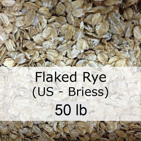 Flaked Rye 50 LB Sack (US)