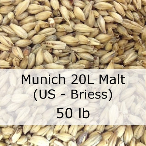 Grain - Munich 20L Malt 50 LB Sack (US - Briess)