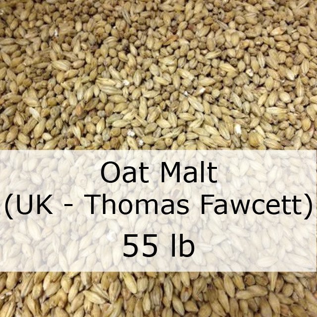 Grain - Oat Malt 55 LB Grain Sack (UK - Thomas Fawcett)