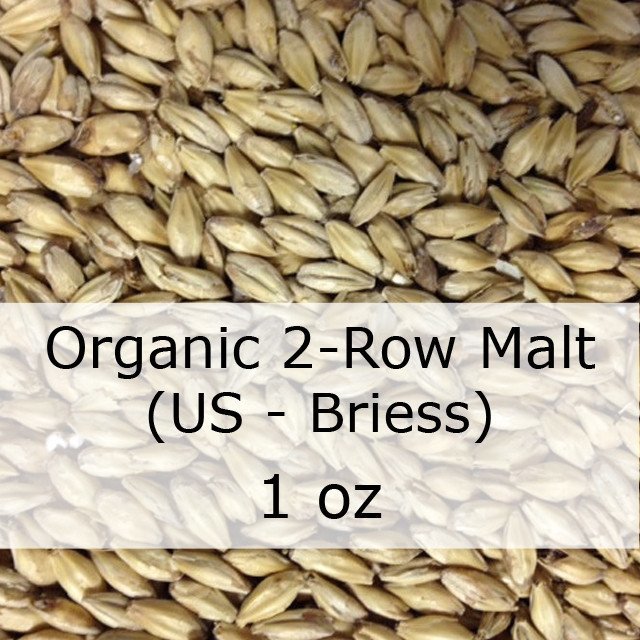 Grain - Organic 2-Row Brewers Malt 1 Oz (US - Briess)