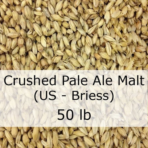 Pale Ale Malt 50 lb CRUSHED (US - Briess)
