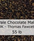 Grain - Pale Chocolate Malt 55 LB Grain Sack (UK - Thomas Fawcett)