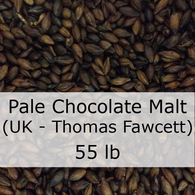 Grain - Pale Chocolate Malt 55 LB Grain Sack (UK - Thomas Fawcett)