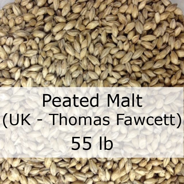 Grain - Peated Malt 55 LB Grain Sack (UK - Thomas Fawcett)