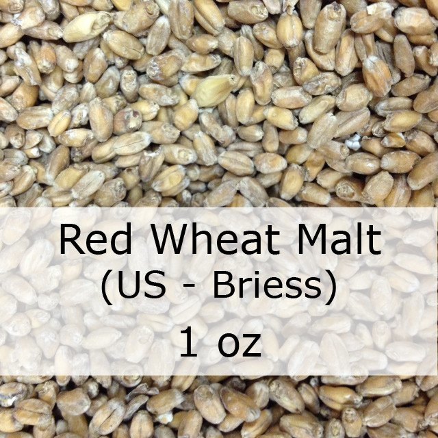 Grain - Red Wheat Malt 1 Oz (US - Briess)