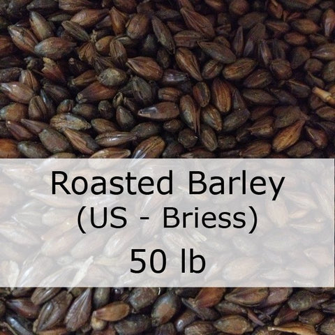 Grain - Roasted Barley (Unmalted) 50 LB Sack (US - Briess)