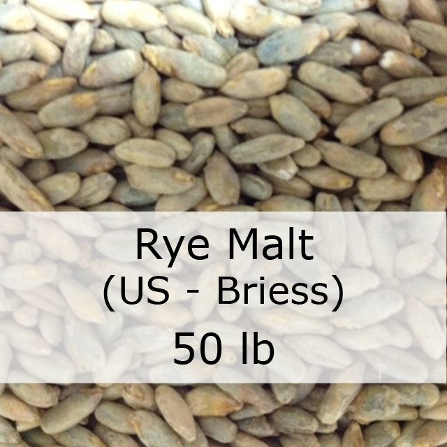 Grain - Rye Malt 50 LB Grain Sack (US - Briess)