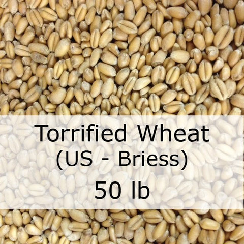 Grain - Torrified Wheat 50 LB Sack (US - Briess)