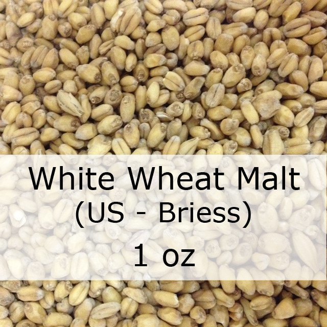 Grain - White Wheat Malt 1 Oz (US - Briess)