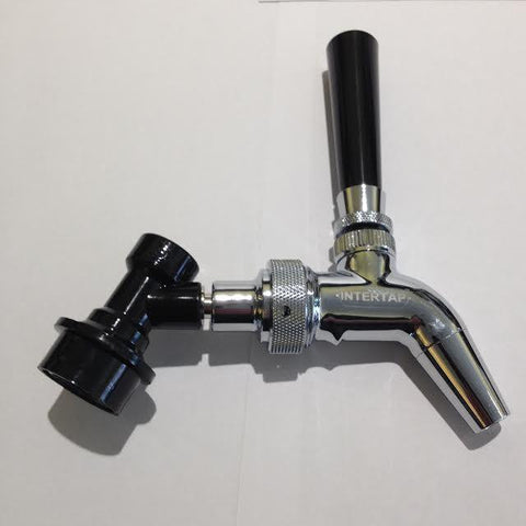 Beer Faucet with Corny Disconnect Assembly
