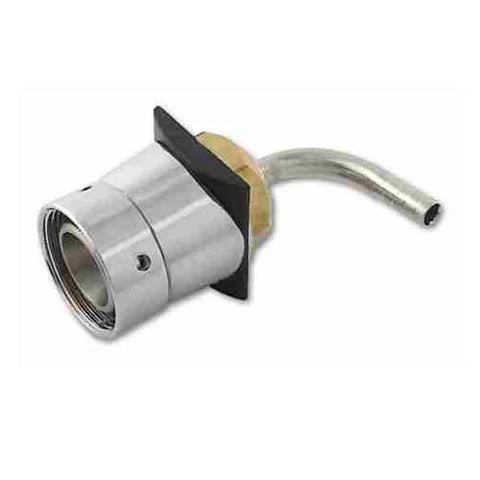 Keg And Draft Supplies - Chrome Plated Brass Column Shank W/ 90 Degree Elbow