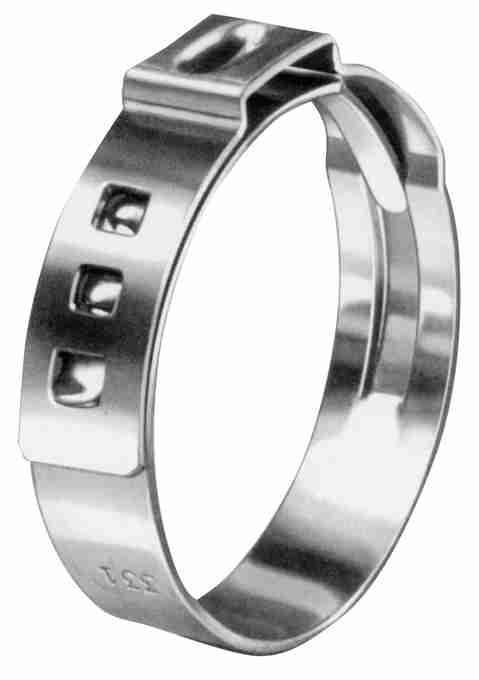 Keg And Draft Supplies - Clamp, Stepless, 5/8" OD, Stainless Steel