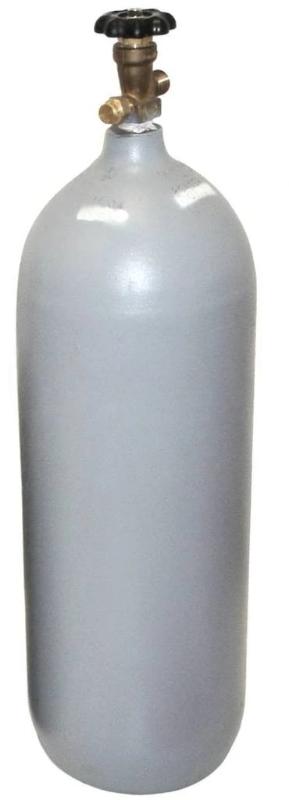 CO2 Tank, 2.5 Lb, Reconditioned
