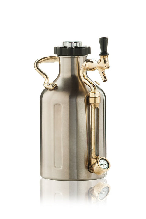 Keg And Draft Supplies - GrowlerWerks UKeg 64 Growler Mini-Keg (1/2 Gallon-Size)