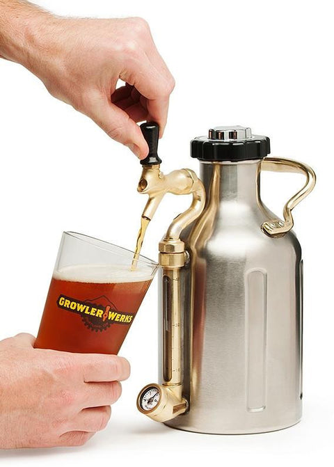 Keg And Draft Supplies - GrowlerWerks UKeg 64 Growler Mini-Keg (1/2 Gallon-Size)