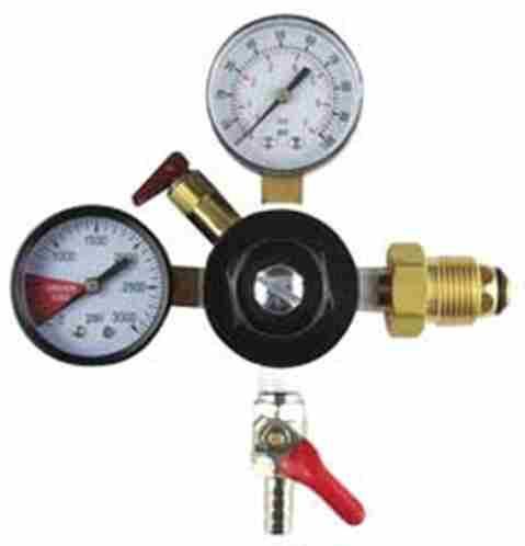Keg And Draft Supplies - Nitrogen Regulator - Two Gauge W/ Check Valve