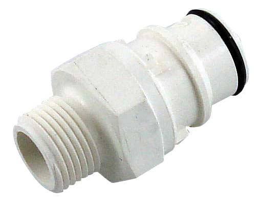 Keg And Draft Supplies - Plastic Quick Disconnect 1/2" MPT, Male