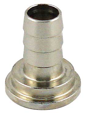 Tail Piece, 1/4" Barb (for 5/16" tubing) - Chrome Plated