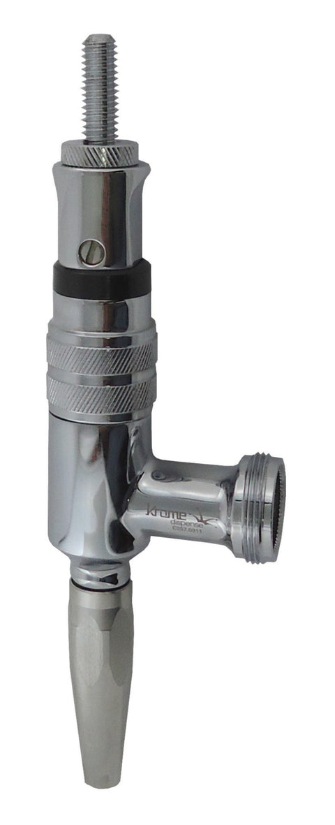 Keg And Draft Supplies - Traditional Stout Faucet - Chrome Plated Brass