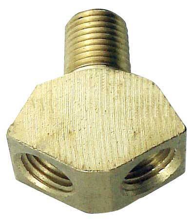 Keg And Draft Supplies - Wye Splitter, 1/4" MPT X 1/4" FPT X 1/4" FPT