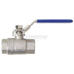 Kettles And All-Grain Equipment - Ball Valve - Stainless With 1/2" Port