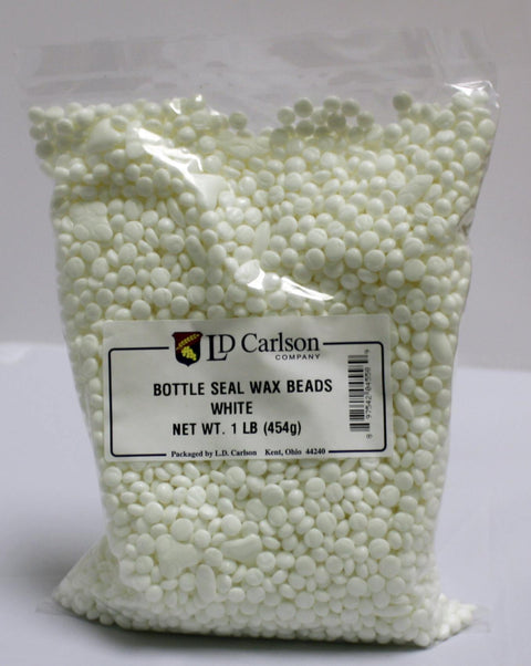 Labels, Shrink Caps, Assorted Bottling - Bottle Wax, White 1 Lb