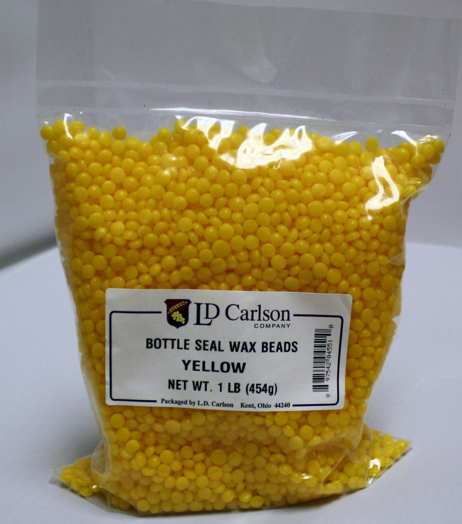 Yellow Bottle Seal Wax Beads 1 lb