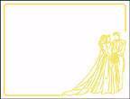 Labels, Shrink Caps, Assorted Bottling - Bride & Groom Gold - 4th And Vine Labels