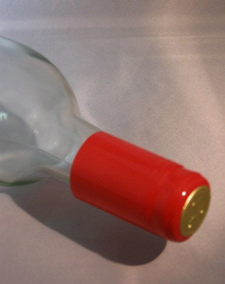 Labels, Shrink Caps, Assorted Bottling - PVC Shrink Caps, Red, Bag Of 30