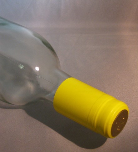 Labels, Shrink Caps, Assorted Bottling - PVC Shrink Caps, Yellow, Bag Of 30
