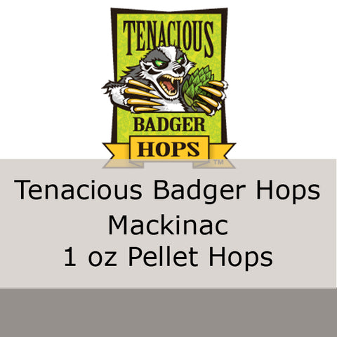 Mackinac Pellet Hops 1 oz (Tenacious Badger Hops)